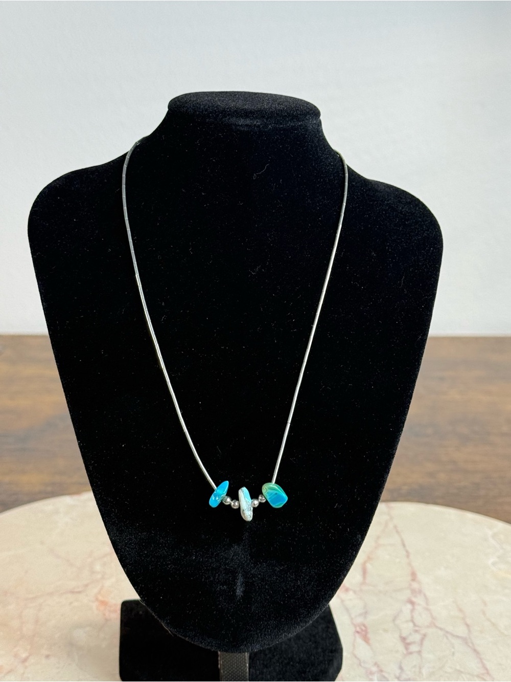 Navajo Indian Turquoise Stones Beaded Necklace